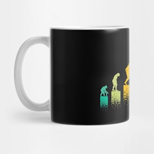 Evolution Tennisman idee cadeau Joueur Tennis Mug